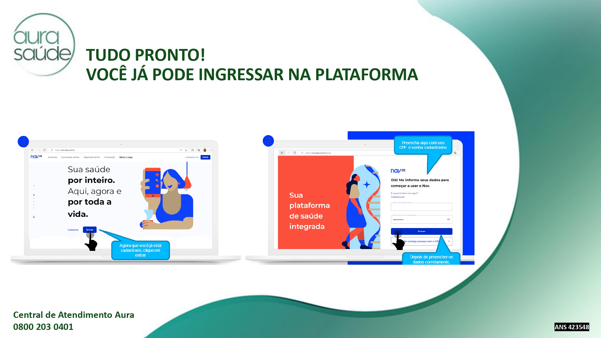 Passo 5 do acesso à plataforma